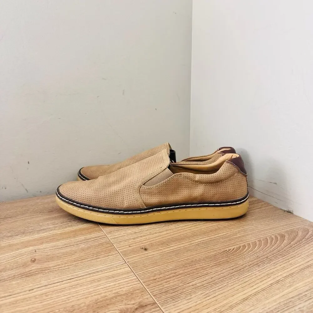 Men's Jambu JSport Maverick Slip On shoes Tan Leather Size 13